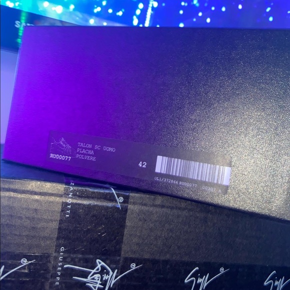 Giuseppe Zanotti Talon sneakers / size 9 / grey / white - Picture 8 of 13